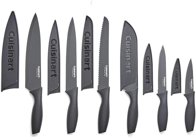 Cuisinart Knife Set, Lightweight, Stainless Steel, Durable & Dishwasher Safe by Cuisinart