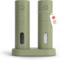LARS NYSØM Electric Salt and Pepper Grinder Set, USB Rechargeable, Automatic by LN