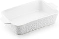 Dafuceramic Casserole Dish for Oven, 4.2 QT Baking Dish, 9x13 Large Porcelain by Dafuceramic