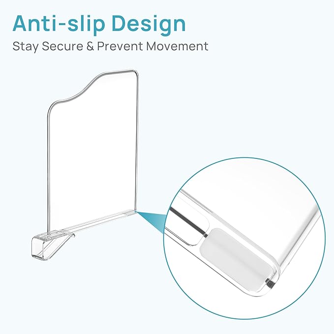 Vtopmart 8 Pack 12in Height Shelf Dividers - Image 7