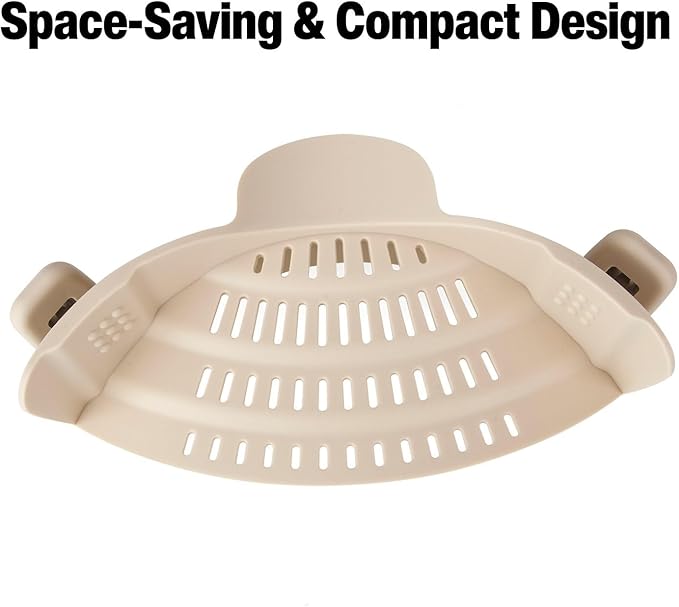Silicone Pot Strainer, Emptycolor Adjustable Clip On Strainer - Image 6