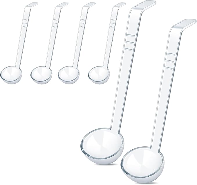 6 Pcs 1 Oz Small Ladle 7.87 Inches Mini Ladles by Unknown