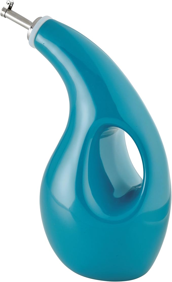 Rachael Ray Ceramics EVOO Oil and Vinegar Dispensing Bottle, 24 Ounce - Image 8