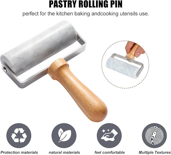 Smooth Surface Marble Rolling Pins - Image 2