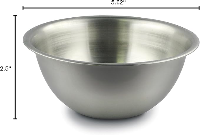 Fox Run Brands 1/2-Quart Stainless Steel Mixing Bowl - Image 7