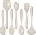 P&P CHEF Silicone Cooking Utensils Set of 7, Heat-proof Kitchen Utensils Set by PPCHEF