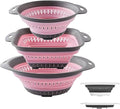 Collapsible Colander and Strainer, Silicone Strainer Colanders & Food Strainers by LogFaadCoi