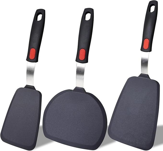 Silicone Spatula Turner Set, 600°F Heat Resistant Spatula by Unknown