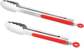 Premium 304 Stainless Steel Tongs Set – 12" Grill Tongs & 9" Cooking Tongs by ALLWIN-HOUSEWARE