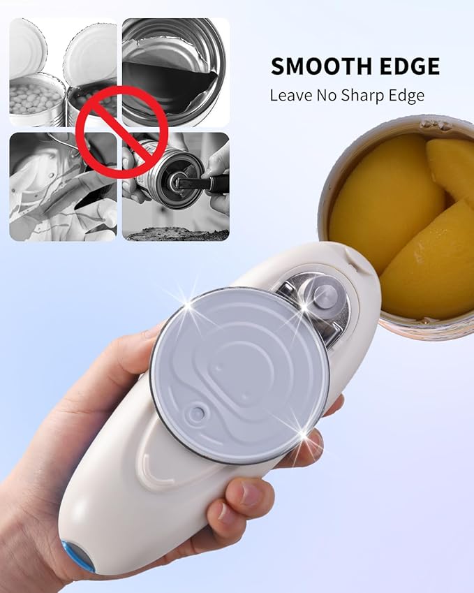 CIRCLE JOY Electric Can Opener, One-Touch Automatic Can Opening - Image 5
