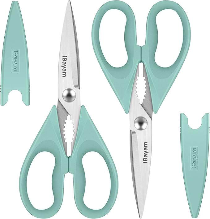 Kitchen Shears, iBayam Kitchen Scissors Heavy Duty Meat Scissors Poultry Shears by iBayamDirect