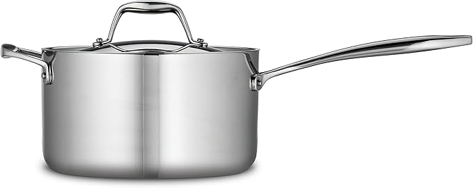 Tramontina Signature Tri-Ply Clad Stainless Steel 4-Quart Sauce Pan - Image 2
