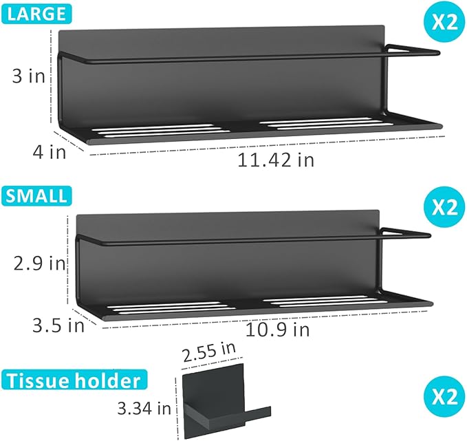 Magnetic Spice Rack For Refrigerator, Magnetic Fridge Shelf For Kitchen - Image 2