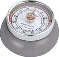 Zassenhaus Magnetic Retro 60 Minute Kitchen Timer, Cool Gray by Zassenhaus