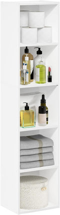 Furinno PASIR Book Shelf, 5-Tier Modern Bookshelf, Open Shelves Bookcase 9 x 12 by Furinno-FitsYourSpaceFitsYourBudget