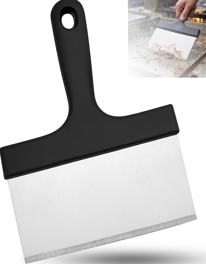 Grill Scraper, Stainless Steel Food Scraper by Unknown