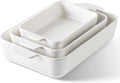 Ceramic Baking Dish Set of 3, Casserole Dishes by IntoYourHouseOntoYourTable