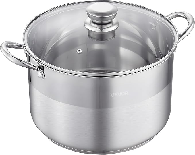 VEVOR Stainless Steel Stock Pot, 12QT Stainless Steel Stockpot - Image 9