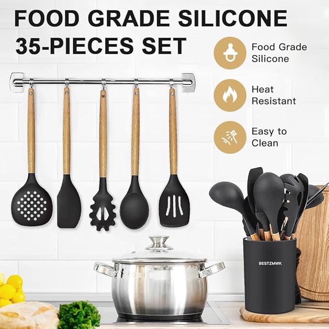 Cooking Utensils Set- 35 PCs Kitchen Utensils - Image 3