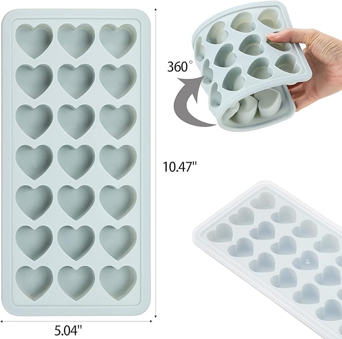 Heart Shaped Ice Cube Trays - Image 2