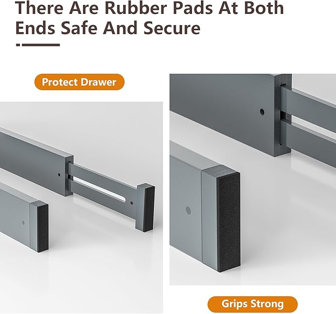 4 PCS Drawer Divider, Expandable Separators - Image 3