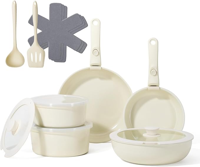Pots and Pans Non Stick, Induction Kitchen tagines Set by SNOWCLAD