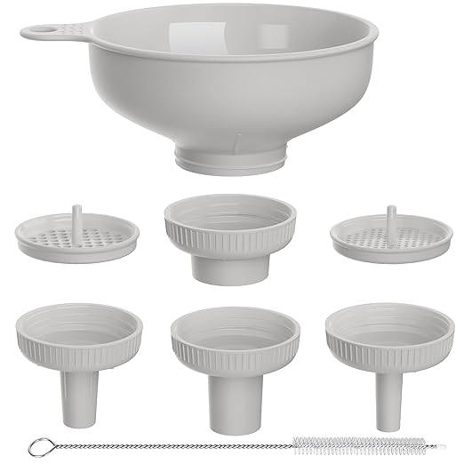 Pisol Wide Mouth Versatile Funnel, Canning Funnels by Pisol