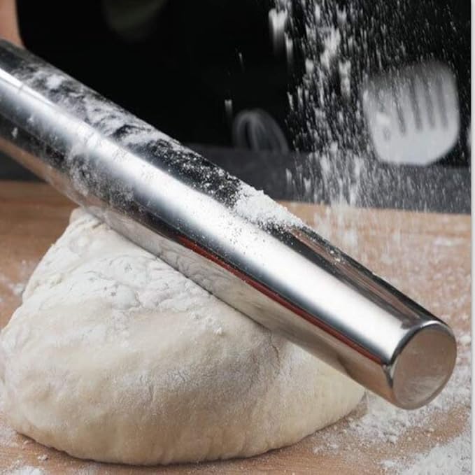 Rolling pin, Smooth Stainless Steel Rolling Pin, Rolling Pin - Image 6