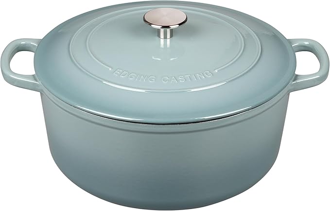 EDGING CASTING Enameled Dutch Ovens Cast Iron Dutch Oven Pot by EDGINGCOOKWARE