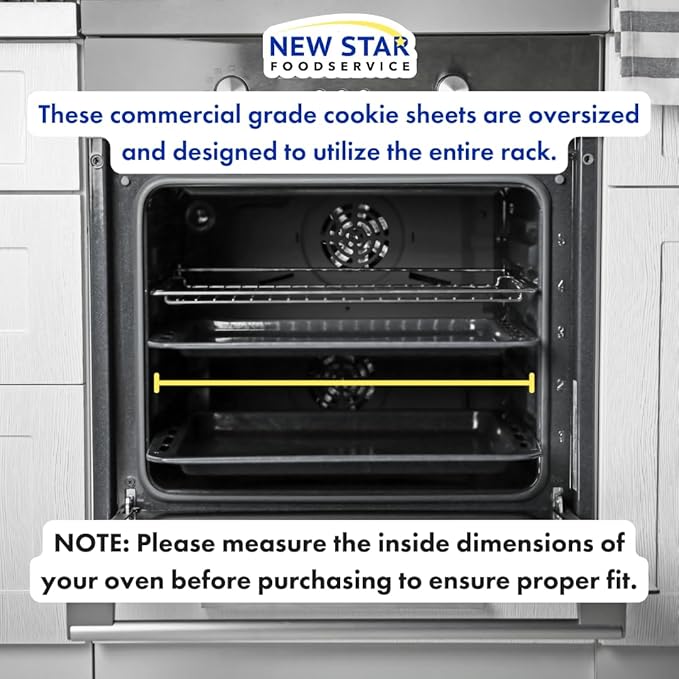 New Star Foodservice Commercial-Grade 18-Gauge Aluminum Sheet Pan/Bun Pan XL - Image 10