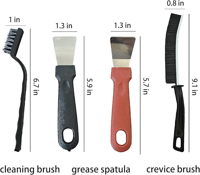 7 Pcs Multi-Purpose Crevice Cleaning Brush Tool - Image 2