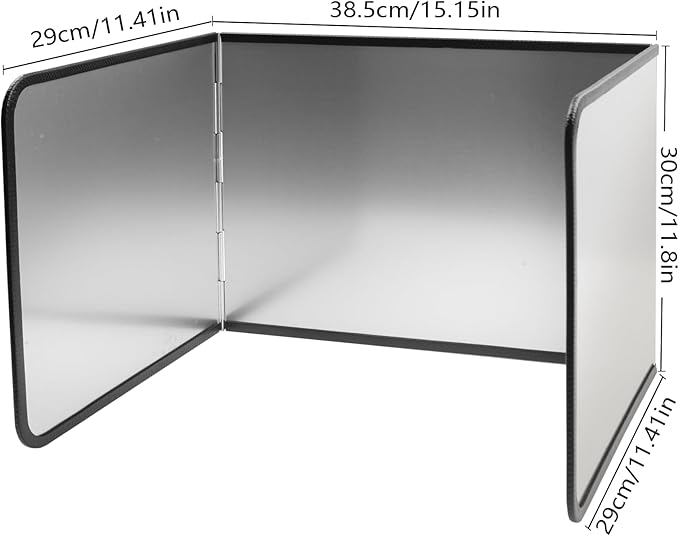 Splatter Guard for Frying Non-Stick 3 Sided Foldable Grease Splatter Screen - Image 2