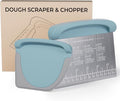 2 IN 1 Upgrade Bench Scraper, Dough Scraper by MakeLifeMoreComfortable