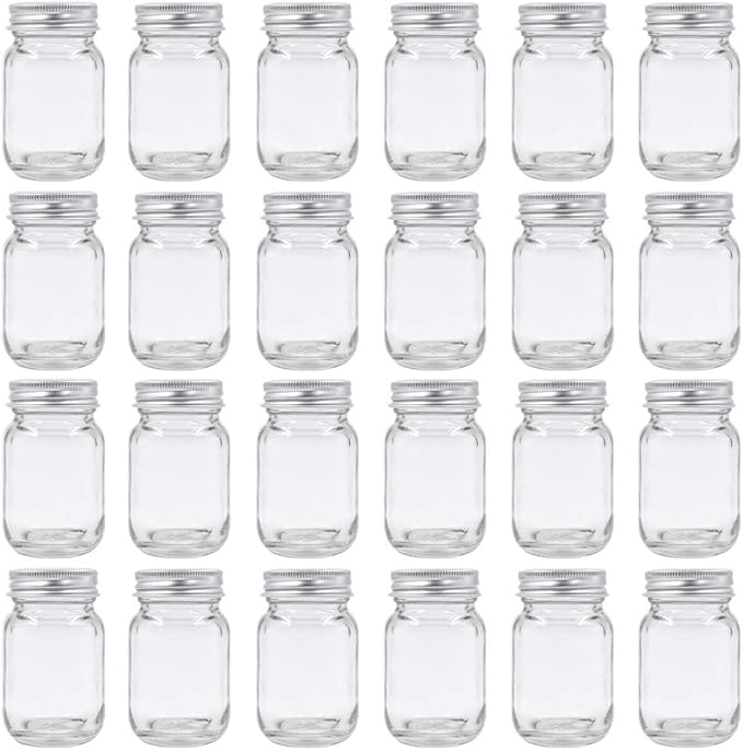 U Pack 2oz Mason Jar with Silver Lid by Unknown