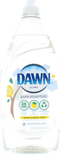 Dawn Ultra Pure Essentials Lemon Essence Scent Dishwashing Liquid Dish Soap 34 Fl. Oz