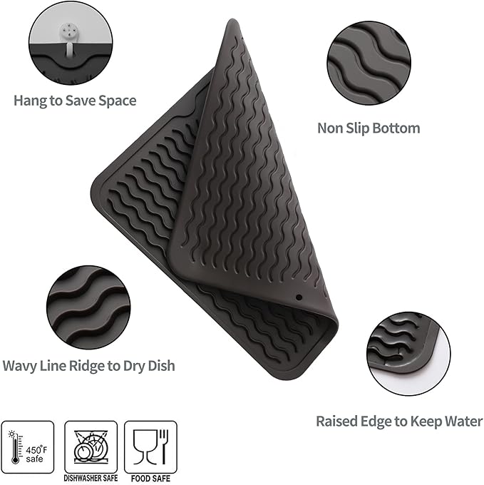 MicoYang Silicone Dish Drying Mat - Image 3