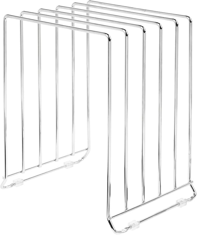 mDesign 5 Slot Pot and Pan Rack — Metal Wire Rack - Image 9