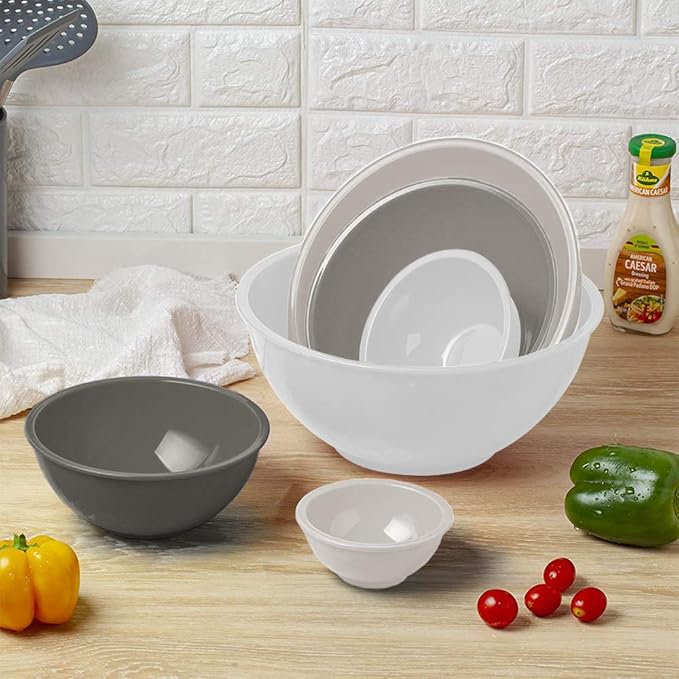 BoxedHome BPA Free Plastic Round Mixing Bowl - Image 7