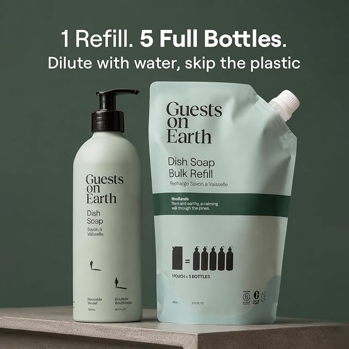Dish Soap Refill, Woodlands, Makes 5 Bottles