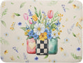 Giwawa Spring Flower Vases Dish Drying Mat by Giwawa