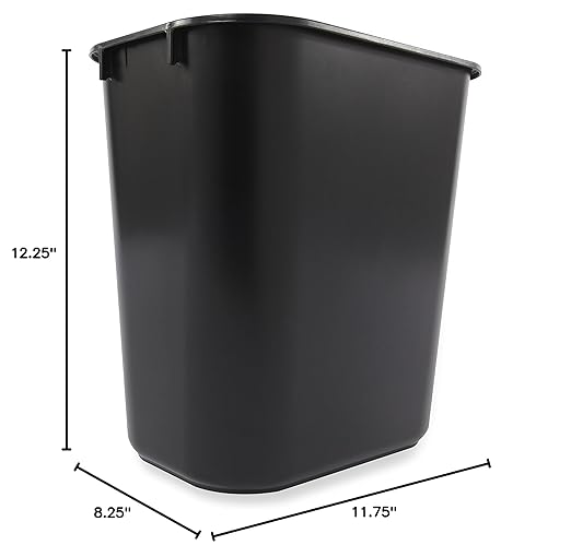 Rubbermaid Commercial Products Deskside Wastebasket/Trash Can, - Image 4