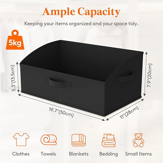 Lifewit Trapezoid Closet Storage Bins - Image 2