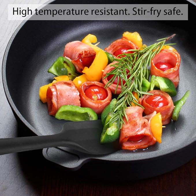 8 Inch Silicone Spatula Set, Food Grade High Temperature and Heat Resistant - Image 2
