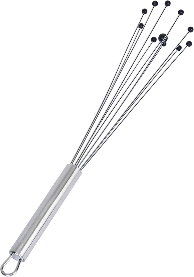 Restaurantware 12.5 in Stainless Steel Ball Whisk - Image 2