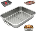Stainless Steel Roasting Pan by Unknown