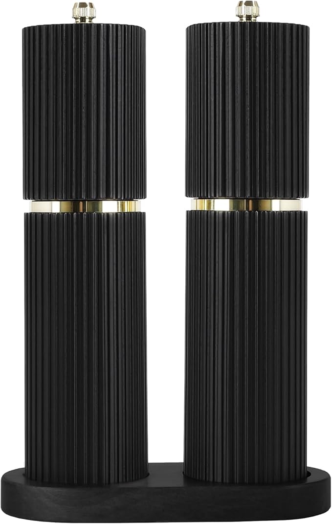 Wooden Salt and Pepper Grinder Set by UNIOVC