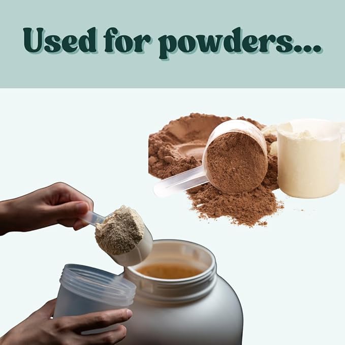 8 Teaspoon Long Handle Plastic Measuring Scoop - Image 8