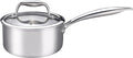 1-Quart Saucepan with Lid, Tri-Ply Stainless Steel Pot with Stay-Cool Handle & by Unknown