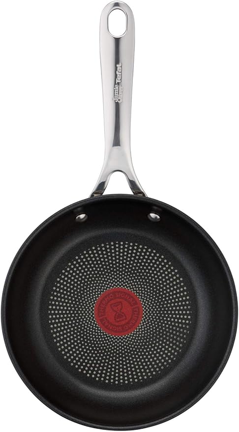 T-Fal x Jamie Oliver Nonstick Coated Stainless Steel Pans 9.5" & 11", Induction - Image 2
