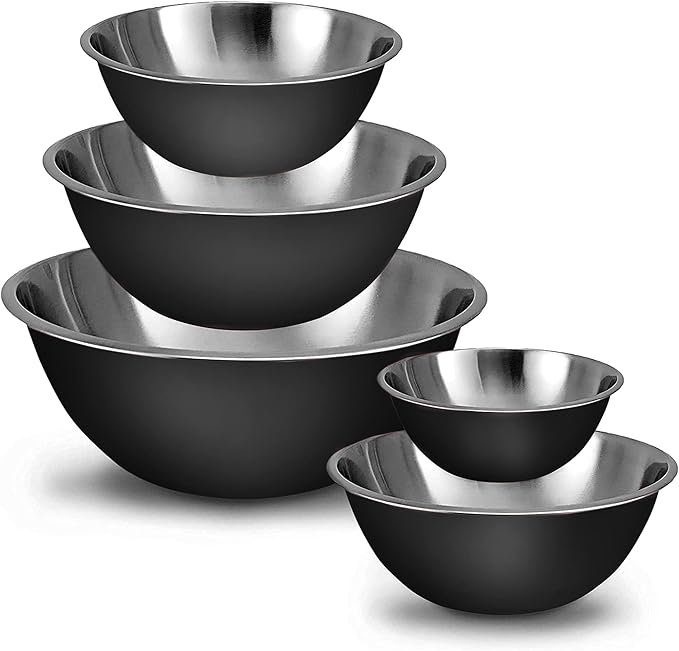WHYSKO Meal Prep Stainless Steel Mixing Bowls Set, Refrigerator, and Kitchen by WHYSKO